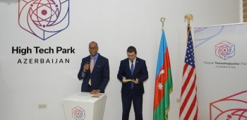 U.S. chargé d'affaires holds meeting at Azerbaijan High-Tech Park