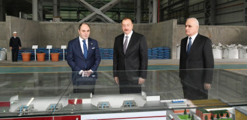 President Ilham Aliyev opens non-ferrous metals and foundry plant in Sumgayit Chemical Industrial Park