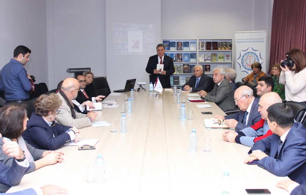 Arabic version of academician Ramiz Mehdiyev's Nagorno-Karabakh: History Read Through Sources book presented