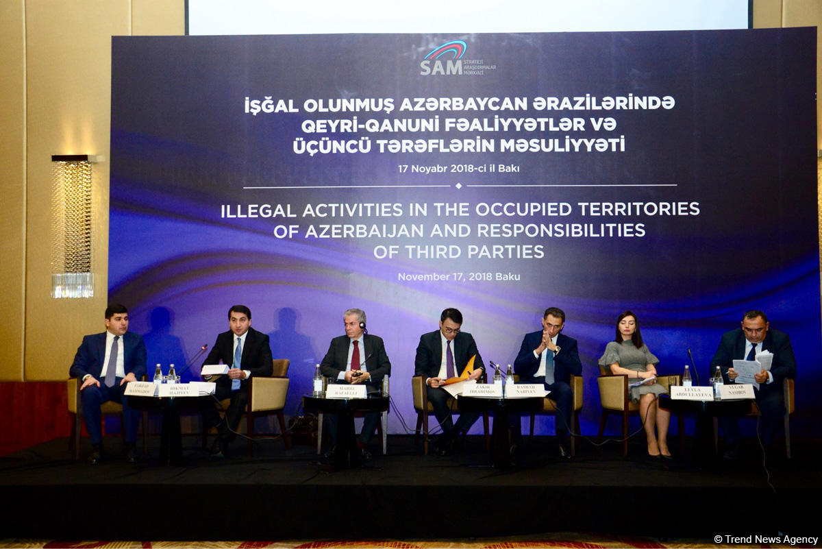 Baku hosts int’l conference on illegal activity in occupied Azerbaijani lands