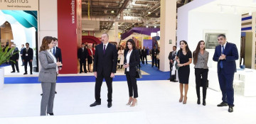 President Aliyev, First Lady Mehriban Aliyeva viewed Bakutel 2018 exhibition