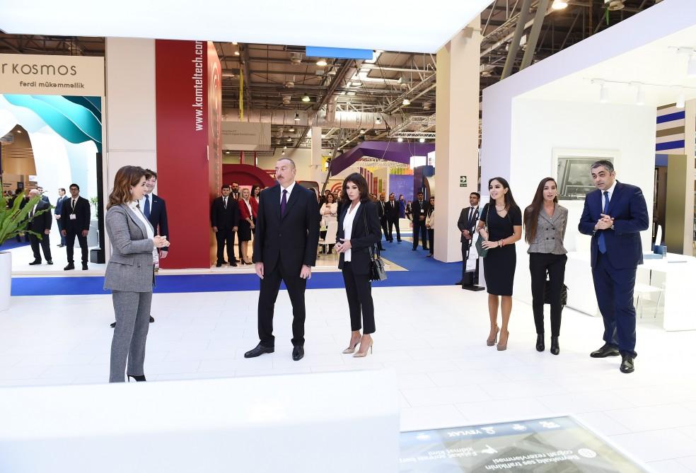President Aliyev, First Lady Mehriban Aliyeva viewed Bakutel 2018 exhibition