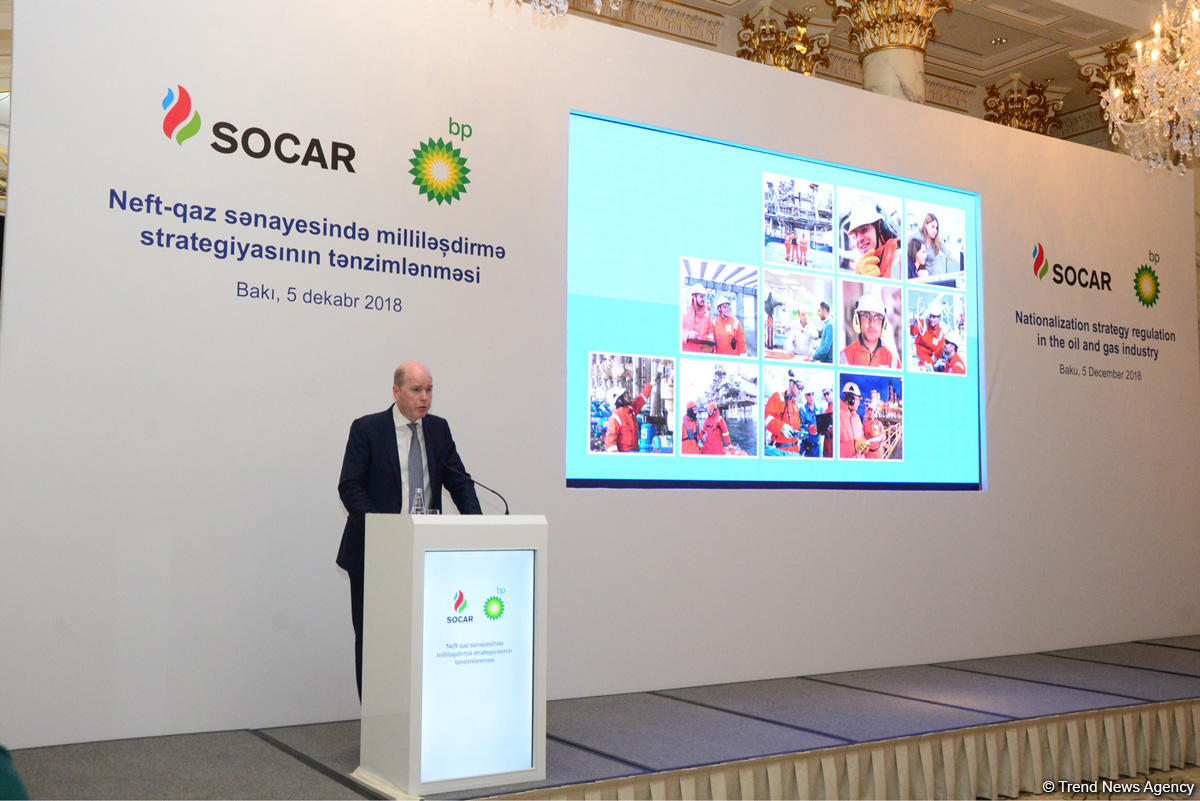 BP notes progress in Azerbaijani energy sector nationalization