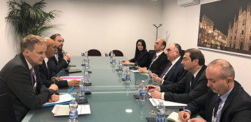 Elmar Mammadyarov meets Harlem Désir, the OSCE Representative on Freedom of the Media