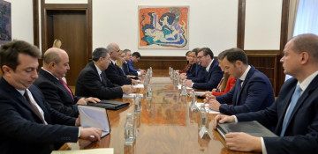 Serbian president meets with Azerbaijani delegation