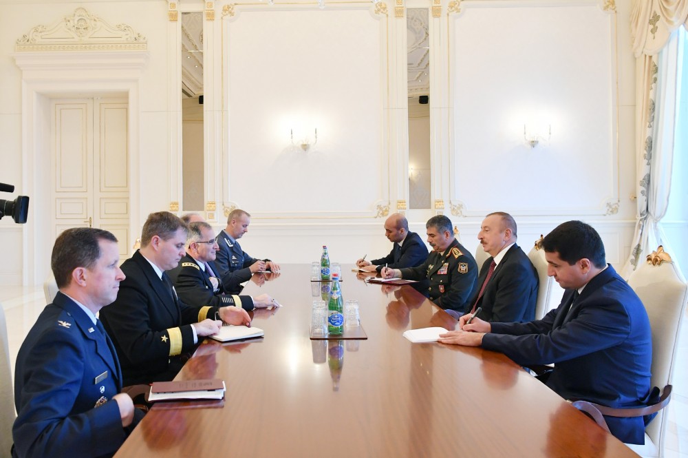 President Ilham Aliyev received delegation led by NATO’s Supreme Allied Commander Europe