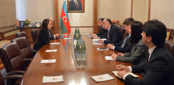 Foreign Minister Elmar Mammadyarov receives President of Inter-Parliamentary Union