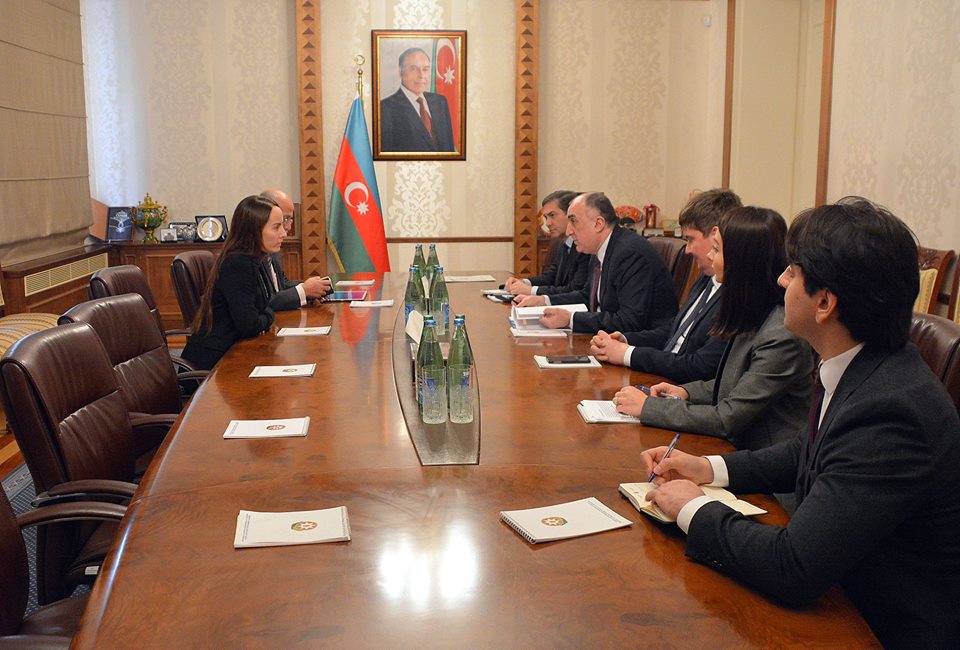 Foreign Minister Elmar Mammadyarov receives President of Inter-Parliamentary Union