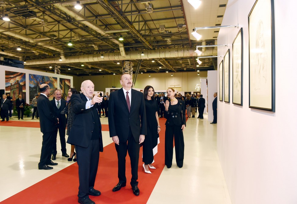 President Ilham Aliyev views exhibition marking 90th anniversary of People’s Artist Tahir Salahov