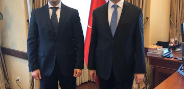 Chairman of Azerbaijani community of Nagorno-Karabakh meets Turkish ambassador