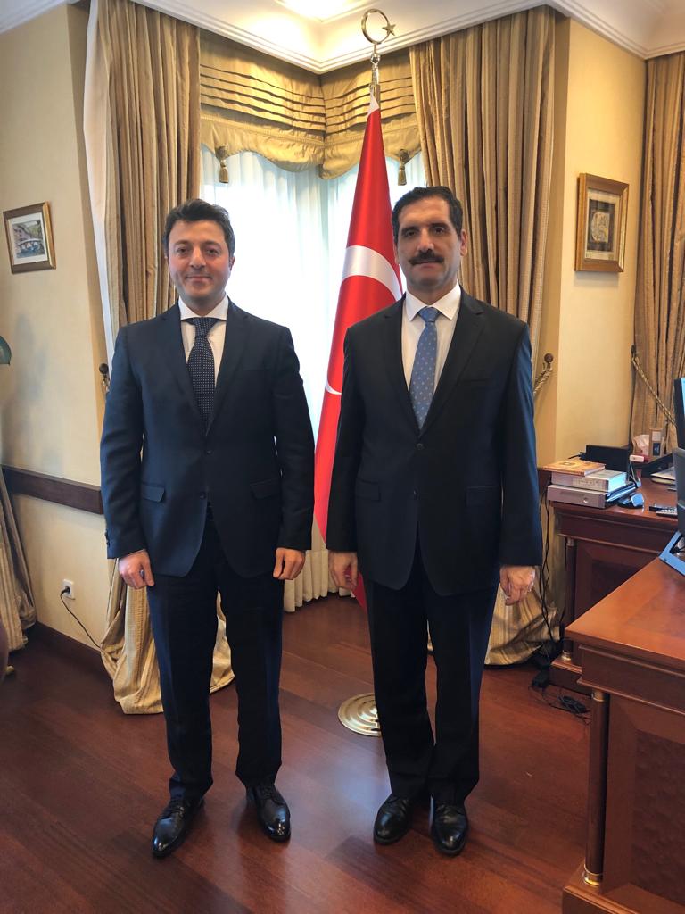 Chairman of Azerbaijani community of Nagorno-Karabakh meets Turkish ambassador