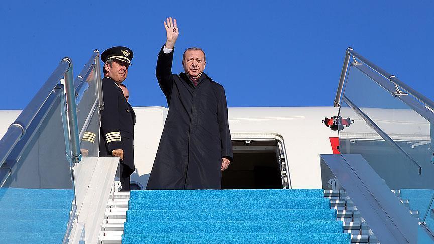 Turkey's Erdogan departs for Moscow to meet Putin