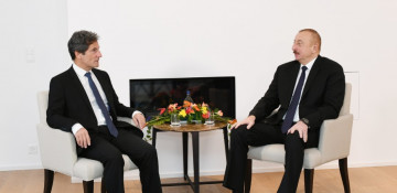President Ilham Aliyev meets with SUEZ Executive VP 