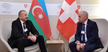 Azerbaijani president meets Swiss counterpart 
