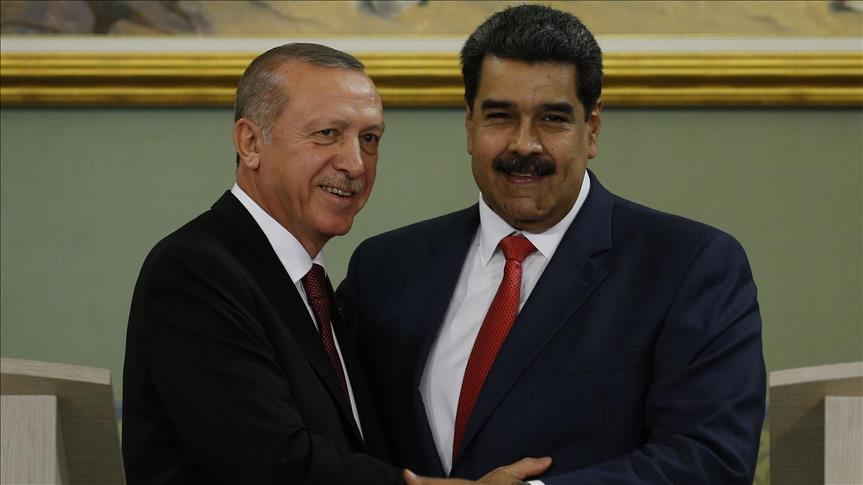 Turkey's Erdogan voices support for Venezuela's Maduro