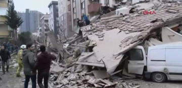 Six-story residential building collapses in Istanbul, 1 killed 