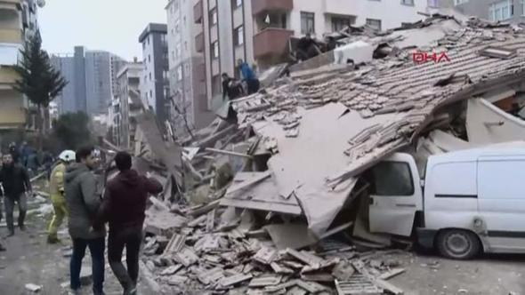 Six-story residential building collapses in Istanbul, 1 killed 
