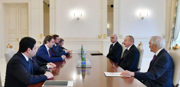 President Ilham Aliyev receives Russian minister of economic development