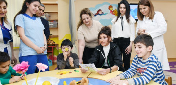 First Vice-President Mehriban Aliyeva visited Children's Psycho-Neurological Center in Baku