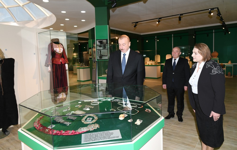 President Ilham Aliyev opens Beylagan Museum of History and Local Lore after renovation