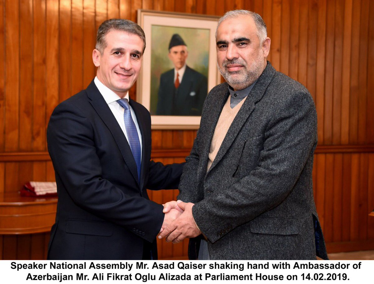 Azerbaijani ambassador meets speaker of Pakistan National Assembly 