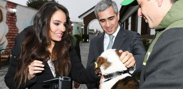 VP of Heydar Aliyev Foundation Leyla Aliyeva attends opening of Toplan Homeless Dog Care Center