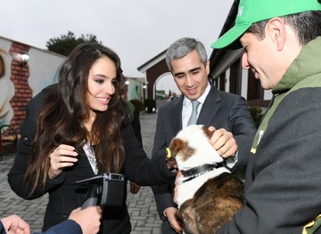 VP of Heydar Aliyev Foundation Leyla Aliyeva attends opening of Toplan Homeless Dog Care Center