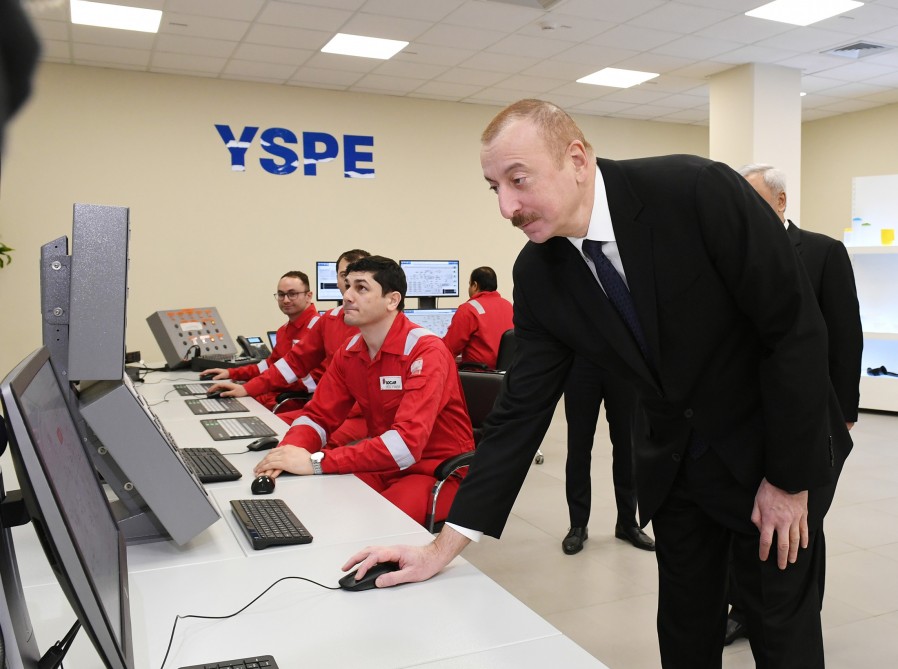 President Ilham Aliyev inaugurates SOCAR Polymer’s High Density Polyethylene Plant in Sumgayit