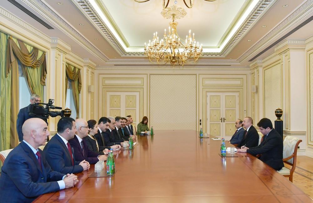 Ilham Aliyev receives delegation led by head of Turkey-Azerbaijan inter-parliamentary friendship group
