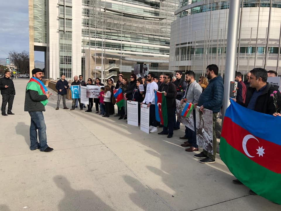 California’s Azerbaijani community holds vigil commemorating Khojaly genocide 