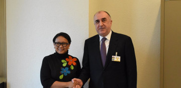 FM Mammadyarov meets Indonesian counterpart