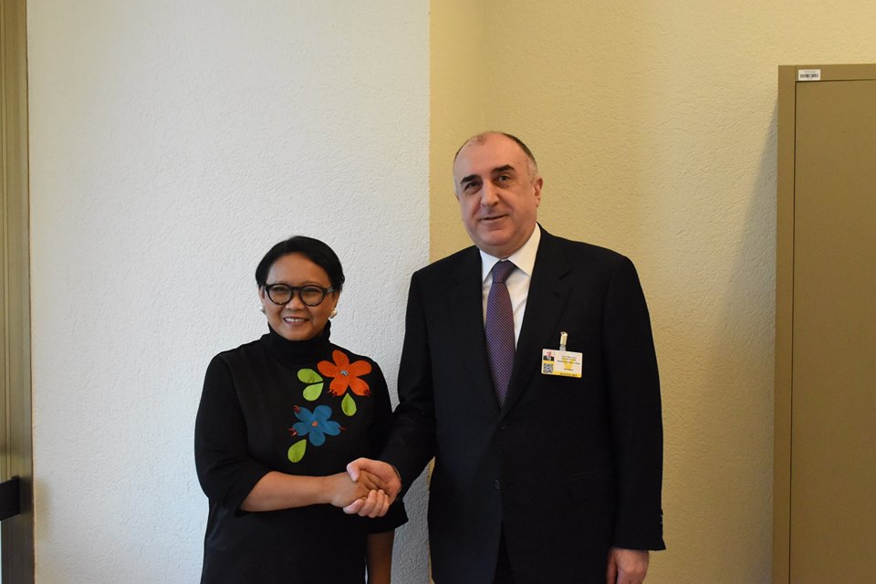 FM Mammadyarov meets Indonesian counterpart