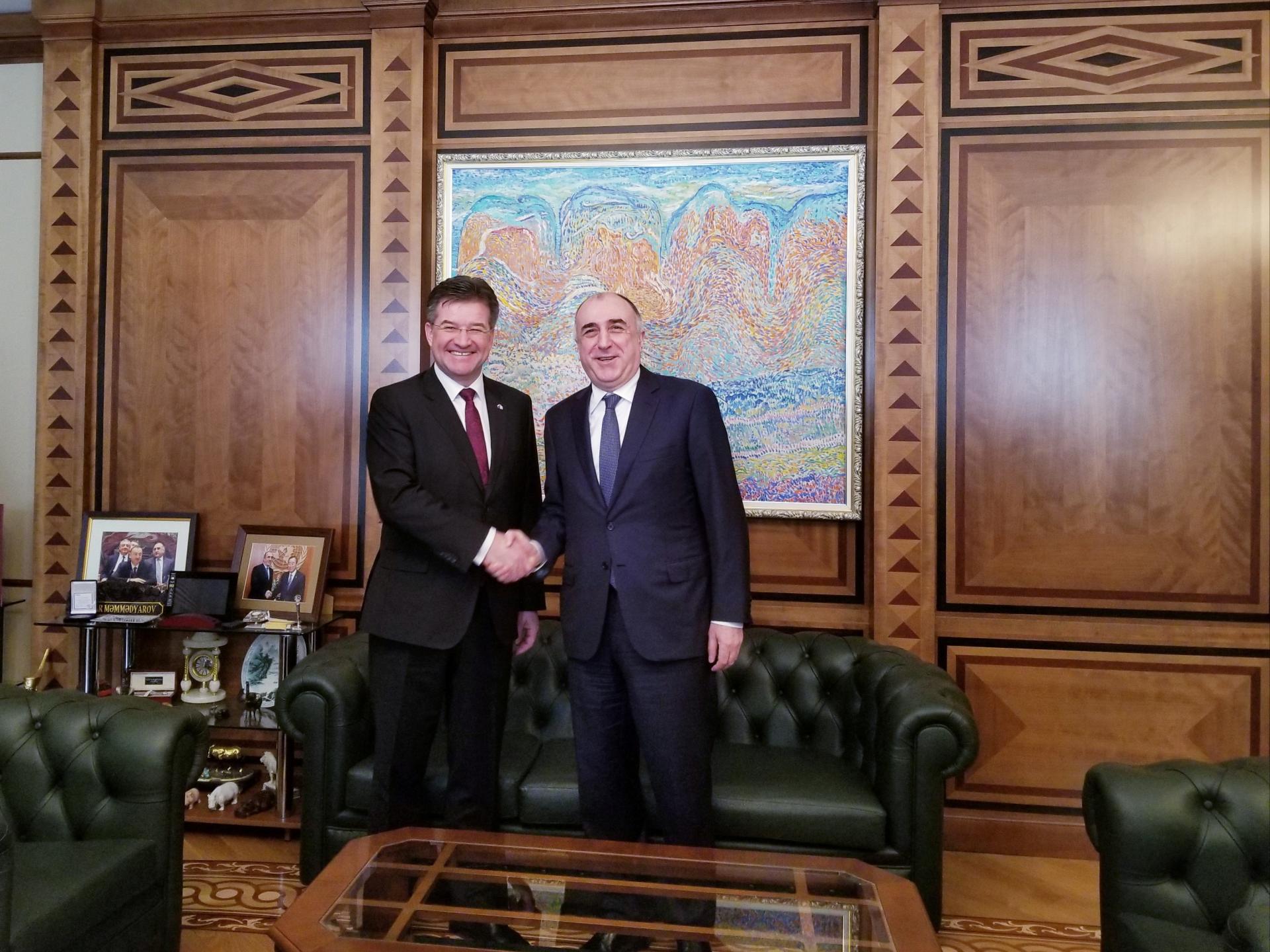 Azerbaijani FM meets with OSCE Chairperson-in-Office 