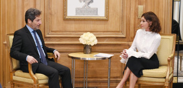 First VP Mehriban Aliyeva meets SUEZ Executive VP for Int’l Development
