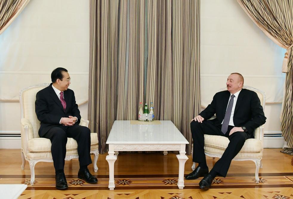 Azerbaijani president receives president of Chinese People’s Institute of Foreign Affairs