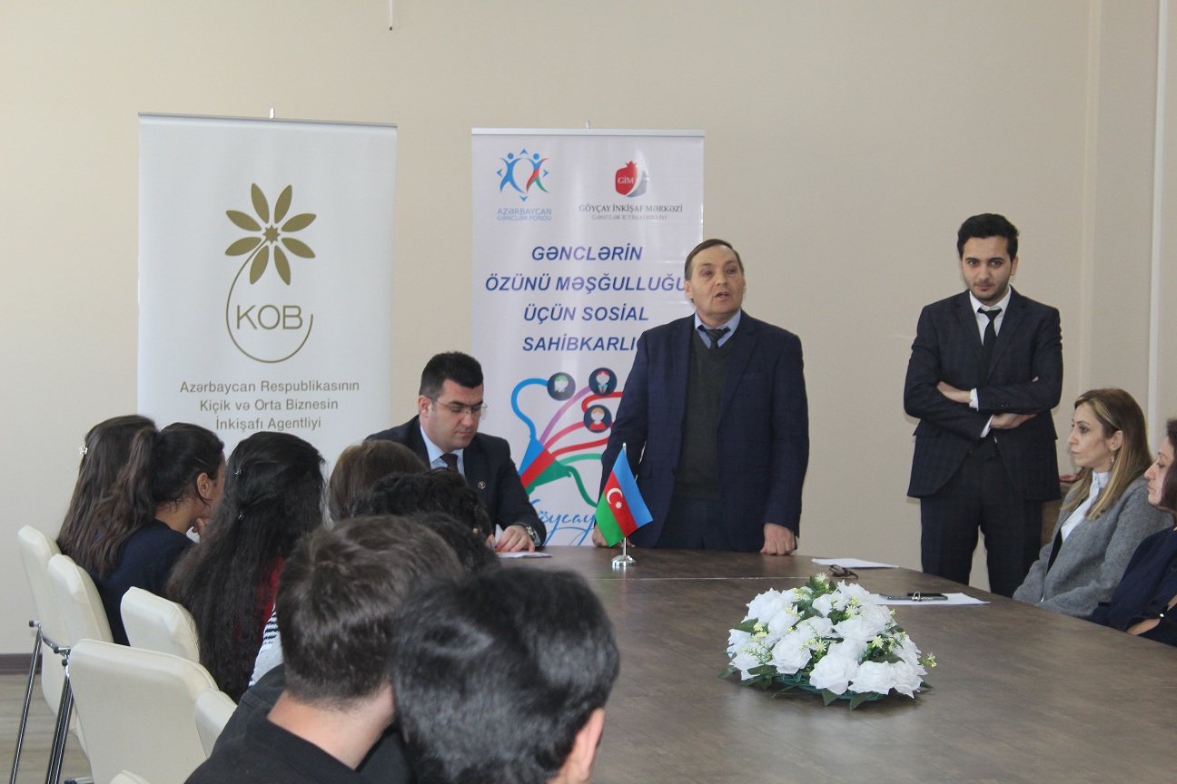 Meeting with youth held within the project Social entrepreneurship for youth self-employment