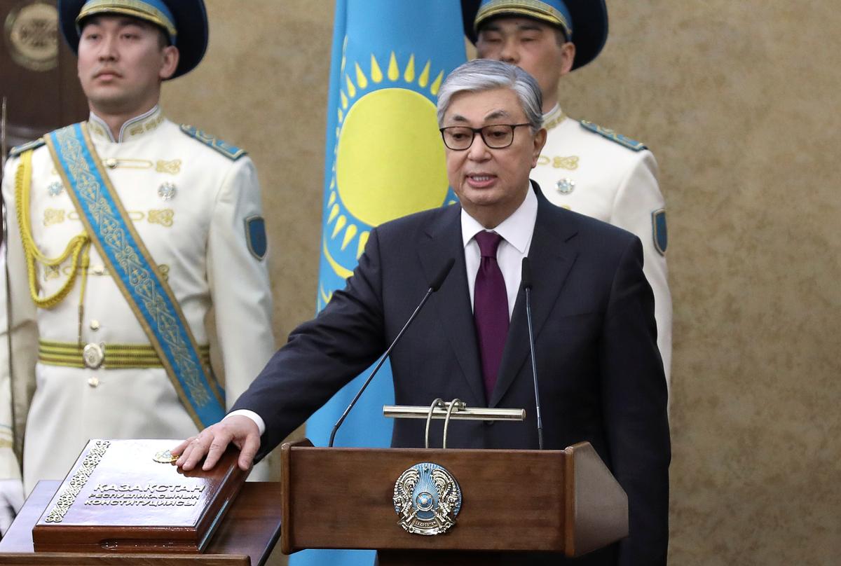 Tokayev sworn in as Kazakhstan's president  