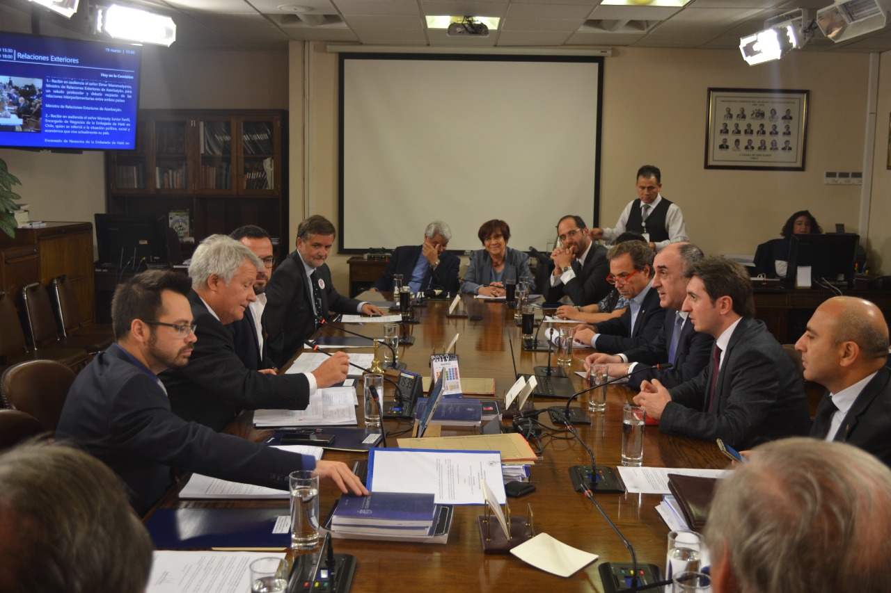 Azerbaijani FM holds several meetings in Chile 