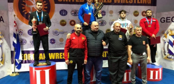 Junior Azerbaijani wrestlers win five medals in Batumi tournament