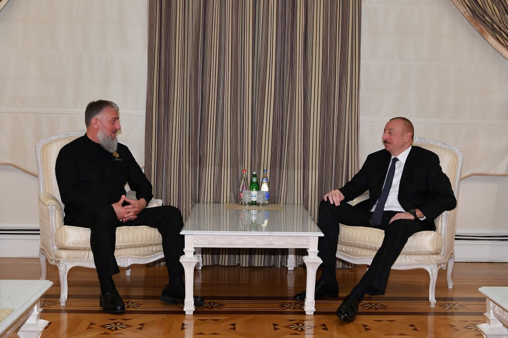 Azerbaijani president receives adviser to head of Russia's Chechen Republic