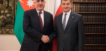 Elmar Mammadyarov meets Marshal of the Sejm of Poland