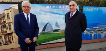 FM Mammadyarov takes part in opening of ADR memorial plaque in Poland