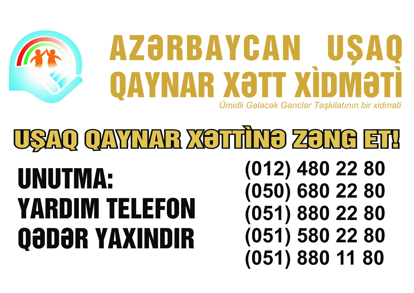 Azerbaijan Children Hotline Service received 801 inquiries in Q1 2019
