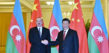 President Ilham Aliyev meets with Chinese leader Xi Jinping