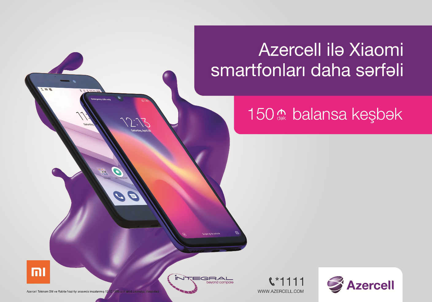 Get Xiaomi smartphone this spring and receive a present from Azercell!