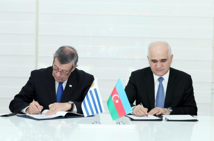 Azerbaijan, Uruguay sign agreement on economic, trade and technical cooperation