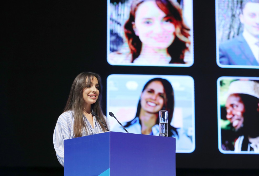 Vice-President of Heydar Aliyev Foundation Leyla Aliyeva attends plenary session of 5th World Forum on Intercultural Dialogue