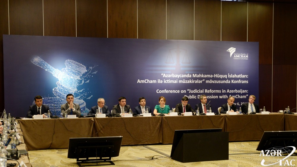 Baku hosts conference on “Judicial Reforms in Azerbaijan: Public Discussion with AmCham”