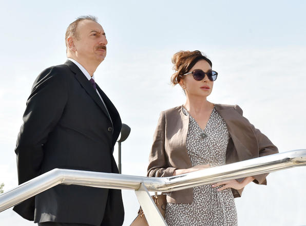 President Ilham Aliyev attends opening of administrative building of DOST Agency