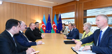President Ilham Aliyev met with President of European Council